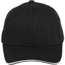 Recycled Cotton Twill 6 Panel Split Peak Ballcap