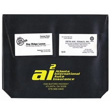 Gusseted Document Case with 2 Pockets on the Flap and wide Expandable Gusset