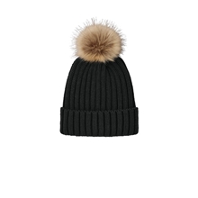 Port Authority(R) Faux Fur Pom Beanie
