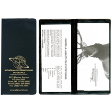 Policy and Document Holder with 2 clear FULL pockets