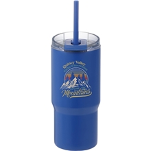 Auxo 24 oz Vacuum Insulated Straw Tumbler