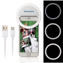Rechargeable, Adjustable Led Ring Light for Zoom meeting and other video conference