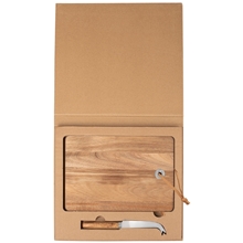 Mysa Wood Hanging Cheese Knife Board 9.45 x 6.69 x 0.59 in