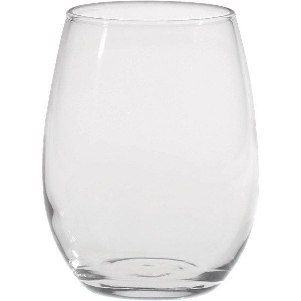 9 oz Stemless White Wine Glass