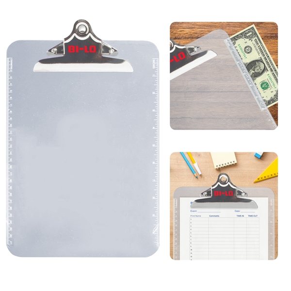 Sports clipboard with jumbo clip