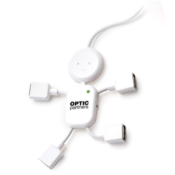 Kikkerland 4 USB 2.0 Port Hub Man