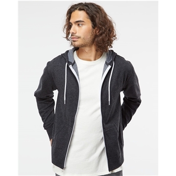 Independent Trading Co. - Unisex Lightweight Full-Zip Hooded Sweatshirt