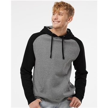 Independent Trading Co. - Raglan Hooded Sweatshirt