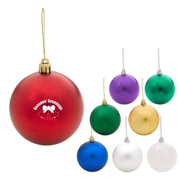 Round Shatter-Resistant Christmas Ornament