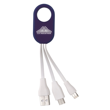 Light-Up Dual Charging Cable with USB-C