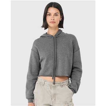 BELLA + CANVAS - Women's Crop Fleece Hoodie Sweatshirt
