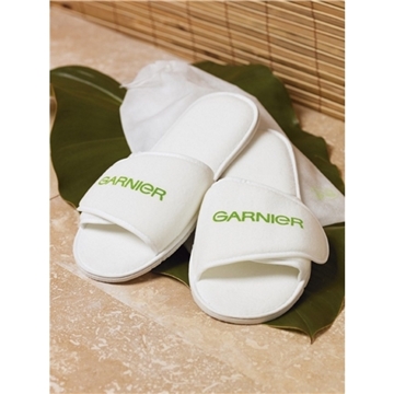 Terry Velour Adjustable Slippers