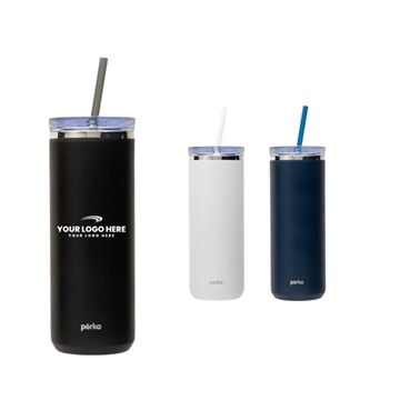 Perka® Trent 18 oz Double Wall, Stainless Steel Hot/Cold Tumbler